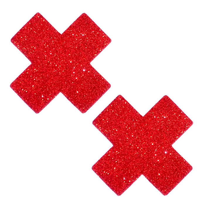red glitter x pasties, Neva Nude
