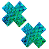 mermaid X nipple covers, Neva Nude