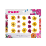 Indio Empress Yellow Real Dried Pressed Flower Face & Body Stickers