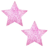 pink glitter nipple pasties, Neva Nude