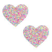 blacklight glitter pasties, Neva Nude