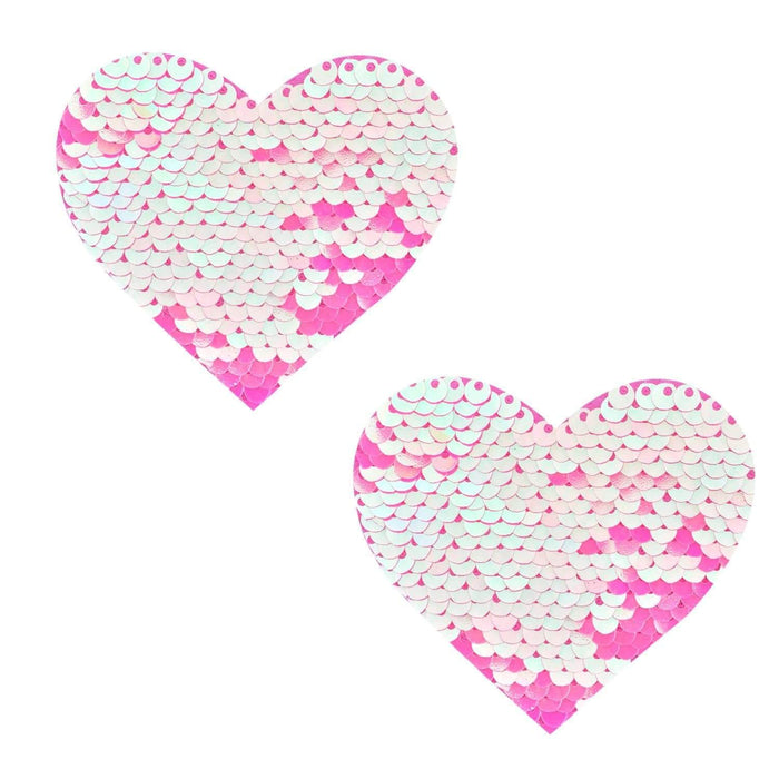 Baby Pink Sequin mermaid nipple covers, Neva Nude