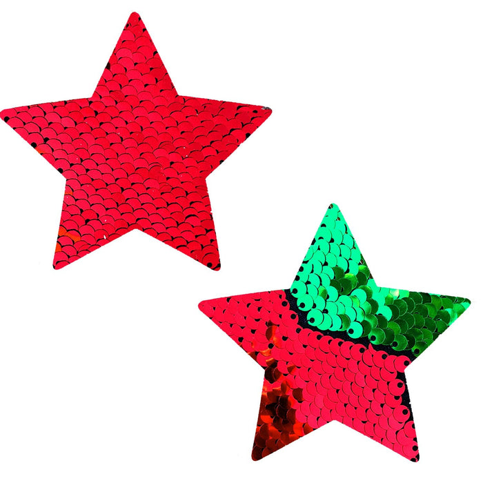 Christmas star nipple pasties, Neva Nude