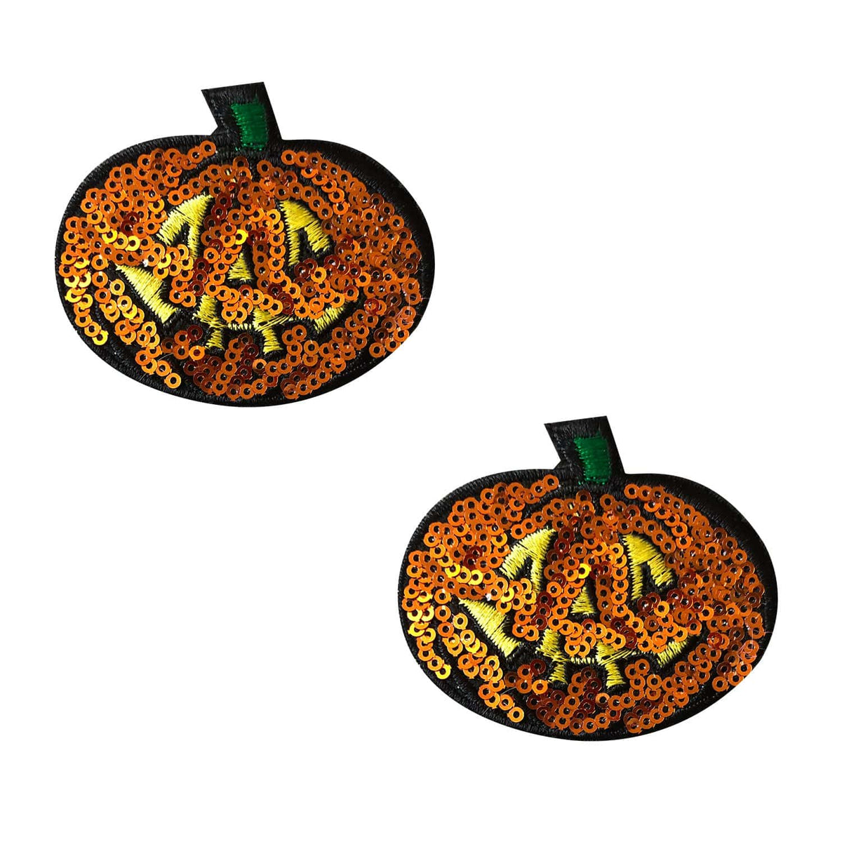 Sequin Pumpkin Nipple Pasties, Neva Nude