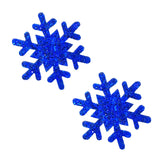 blue snowflake pasties, Neva Nude