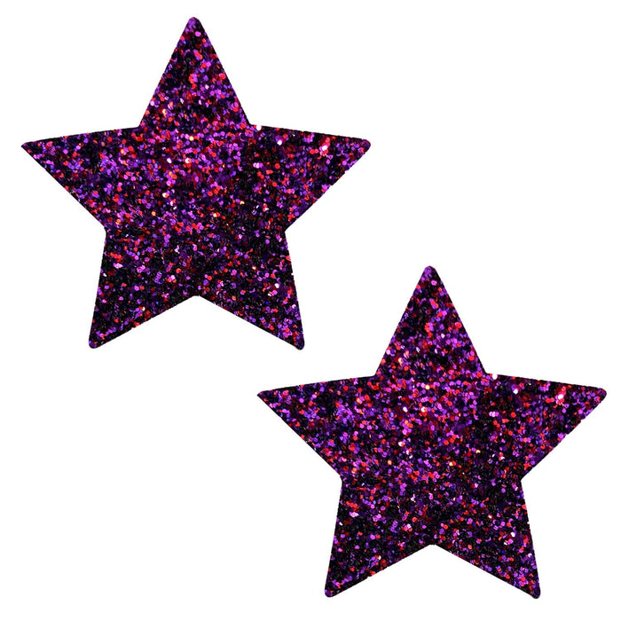 Purple cheshire cat pasties, Neva Nude