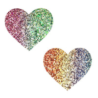 multicolor heart pasties, Neva Nude