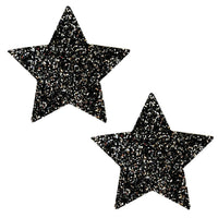 black silver glitter nipple pasties, Neva Nude