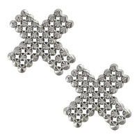 SubZero Silver Stud X Nipple Cover Pasties