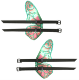 FlutterByeee Reflective Butterfly Original Wingz Pair For Calf Or Boot