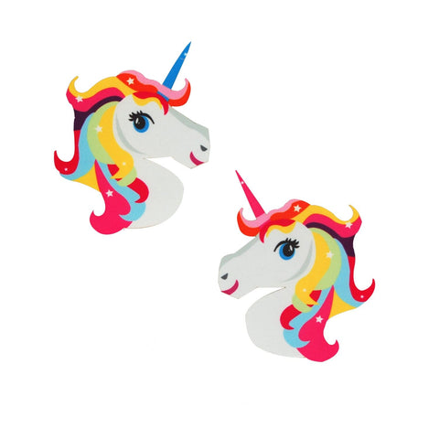 Small unicorn nipple pasties stickers, Neva Nude