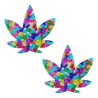 sequin weed pasties, Neva Nude