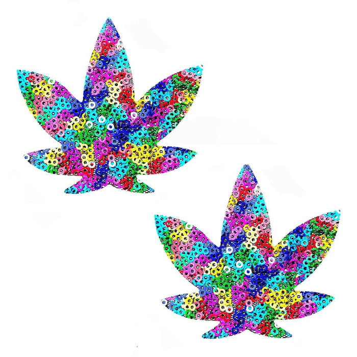 sequin weed pasties, Neva Nude