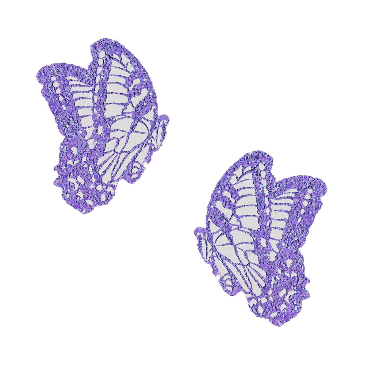 purple butterfly rave pasties, Neva Nude