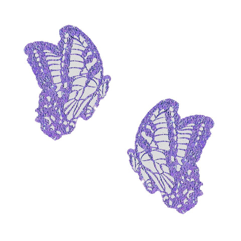 purple butterfly rave pasties, Neva Nude