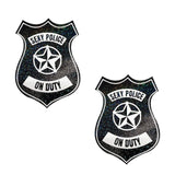 Sexy Police Badge Nipple Cover Pasties