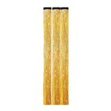 Gold Digger Sparkle Tinsel Hair Extension Clips 3 PK